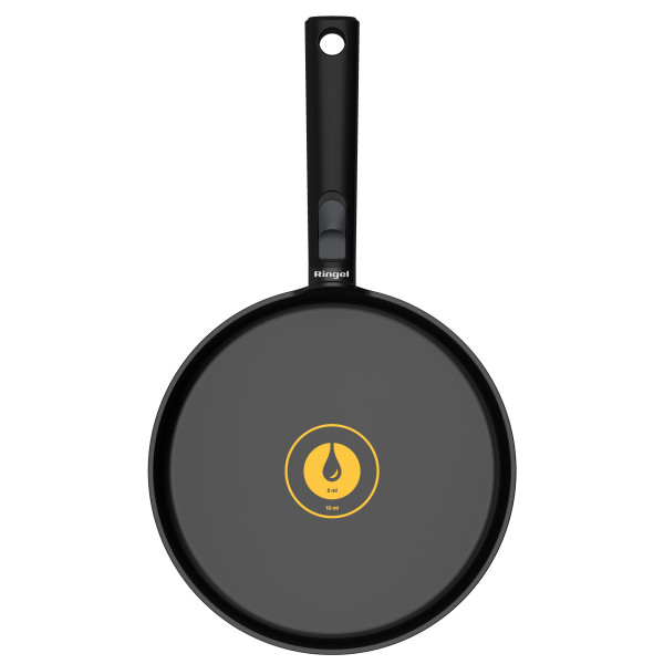 Фото - Сковорода для млинців Ringel Grey Line 24 см зі з`ємною ручкою (RG-1155-24p)