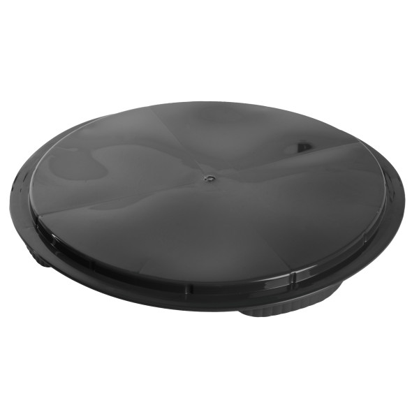 Фото - Ємність для зберігання торта VIOLET HOUSE 0011 кругла ANTRASIT 18х26х37 см