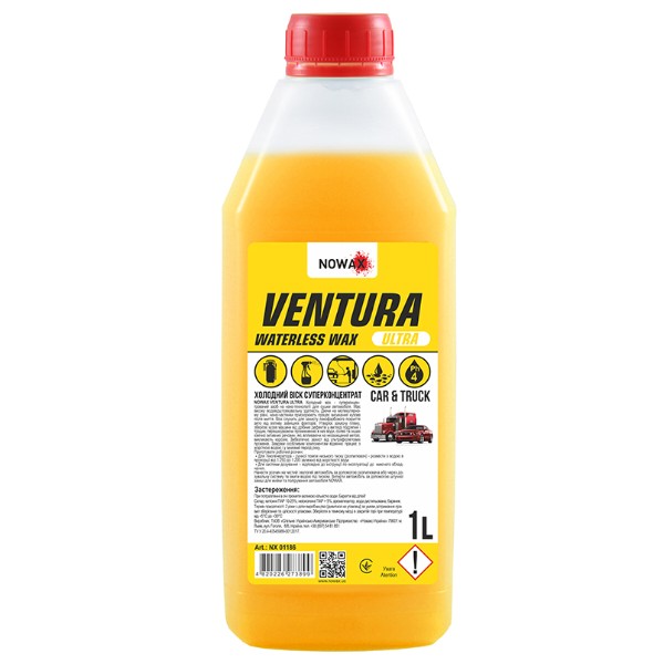 Фото - Воск для авто NOWAX VENTURA ULTRA WATERLESS WAX 1 л (NX01186)