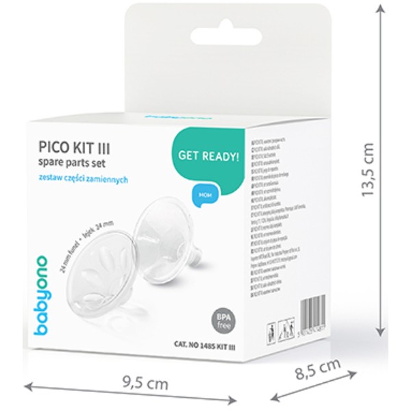 Фото - Аксессуар к молокоотсосу BabyOno 1485 KIT IІІ