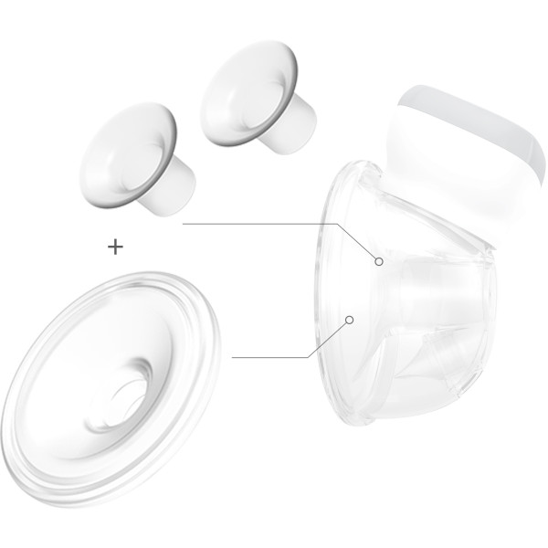 Фото - Аксесуар до молоковідсмоктувача BabyOno SHELLY KIT II (1000)