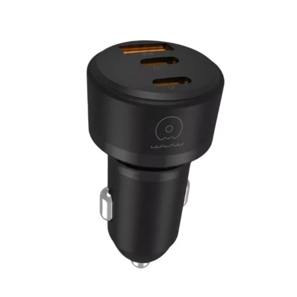 Фото - Автомобильное зарядное устройство WUW C244 USB20W+PD20W+PD15W black (6972573338368)