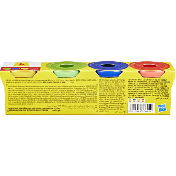 Фото - Расходники Hasbro Play-Doh 4 мини-баночки (23241)