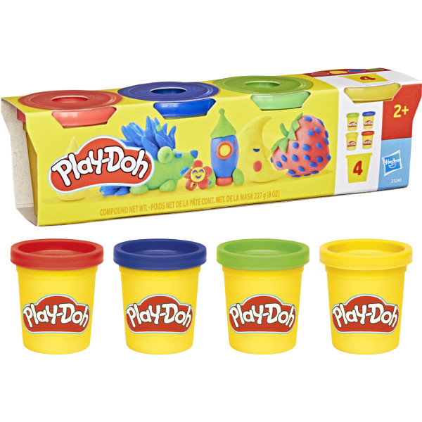 Фото - Расходники Hasbro Play-Doh 4 мини-баночки (23241)
