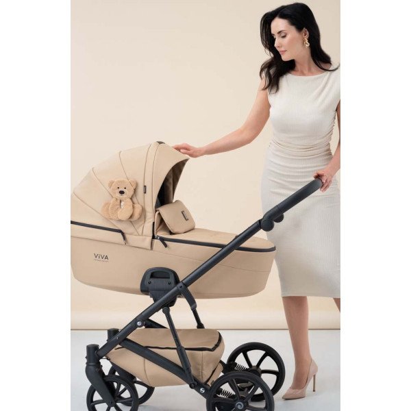 Фото - Коляска універсальна 2 в 1 Tutis VIVA6 plus Teddy Creamy