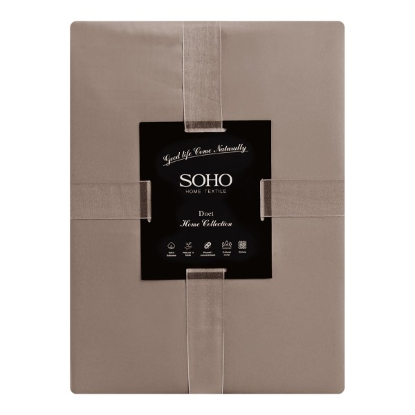 Фото - Комплект постільної білизни SOHO Duet 200х230 Beige/Mocha