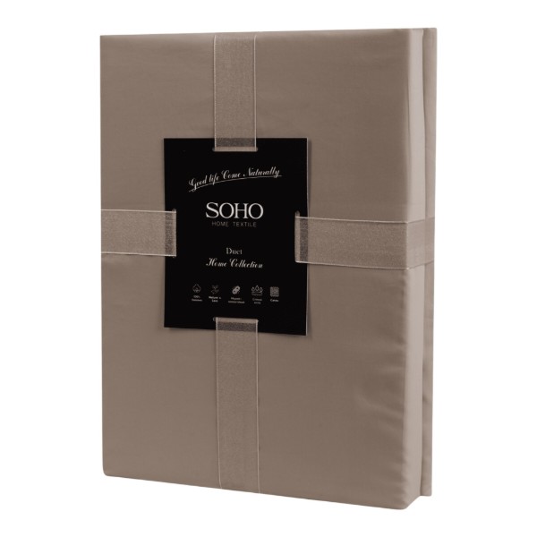 Фото - Комплект постільної білизни SOHO Duet 200х230 Beige/Mocha