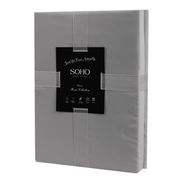 Фото - Комплект постільної білизни SOHO Duet 200х230 Ivory/Grey