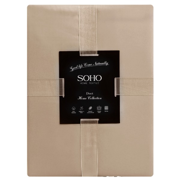 Фото - Комплект постельного белья SOHO Duet 200х230 Mocha/Ivory