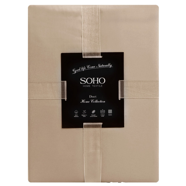 Фото - Комплект постільної білизни SOHO Duet 2 шт. 150х200 Mocha/Ivory