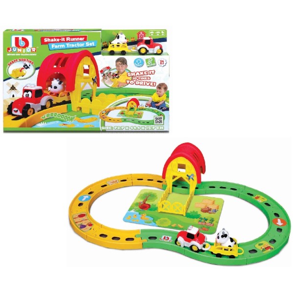 Фото - Игровой набор Bb Junior Farm Tractor Set Shake-it Runner (16-88619)
