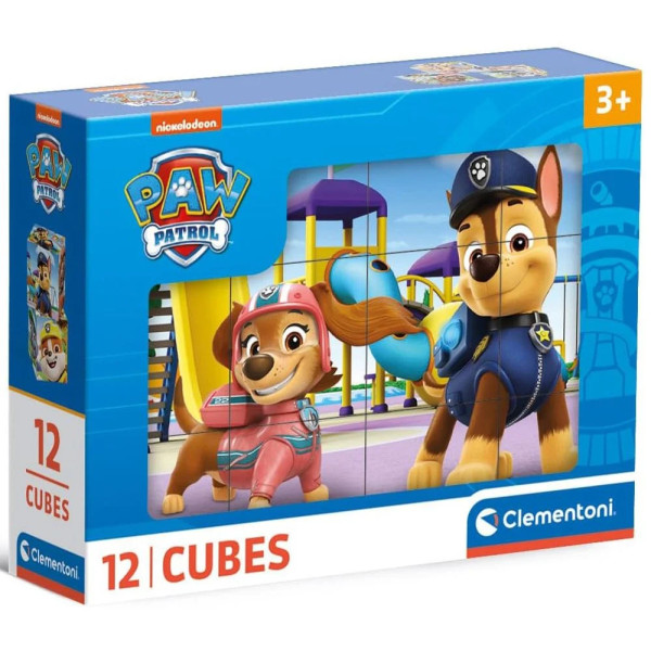 Фото - Кубики Clementoni Paw Patrol 12 елм. (41194)