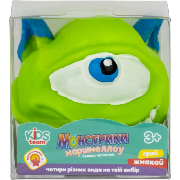 Фото - Сквіш Kids Team Монстрики Маршмелоу Зелений (CKS-10775_3)