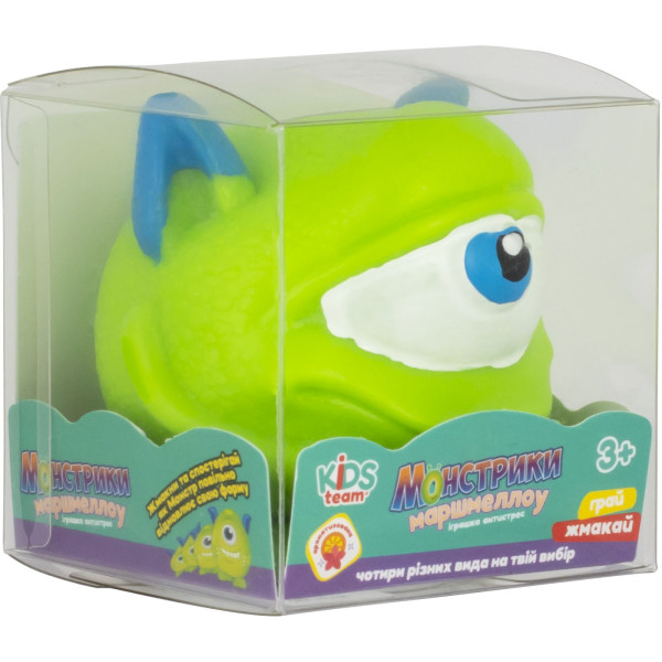 Фото - Сквіш Kids Team Монстрики Маршмелоу Зелений (CKS-10775_3)