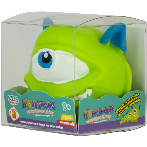 Фото - Сквіш Kids Team Монстрики Маршмелоу Зелений (CKS-10775_3)