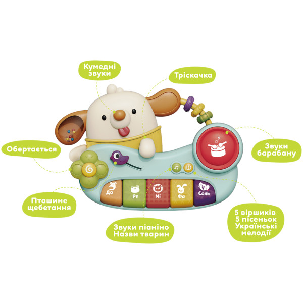 Фото - Інтерактивний музичний інструмент Kiddi Smart ЧУДО-ПІАНІНО (DM9900-UA)