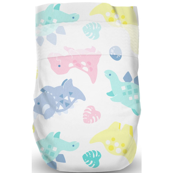 Фото - Одноразові підгузки Offspring розмір L 9-13 кг 36 шт. Діноленд (DP-OI-FAT-L36P-DNL)