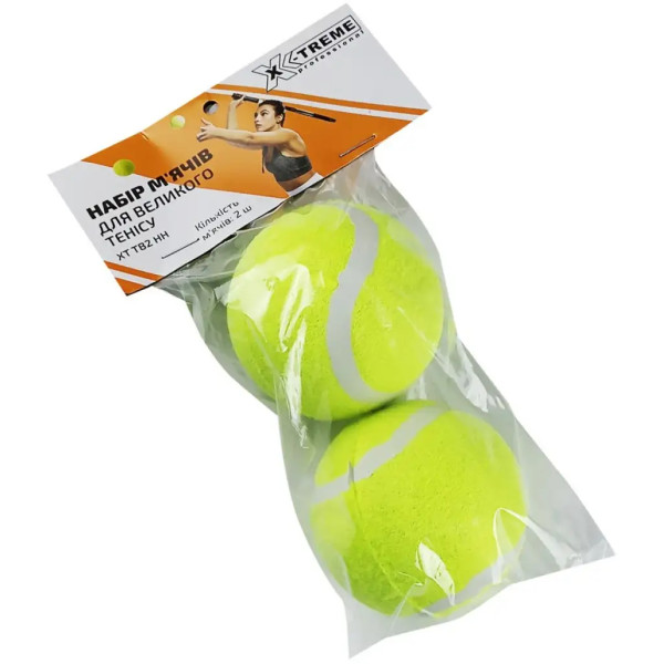 Фото - Набір м'ячів для настільного тенісу X-Treme 2 шт. (XT TB2 HH)