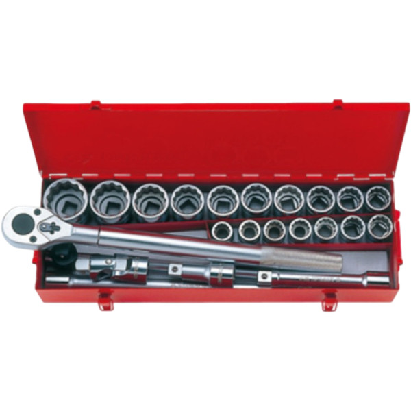 Фото - Набор торцевых головок KING TONY 3/4" 22-50 мм 23 шт. (P406023MR)