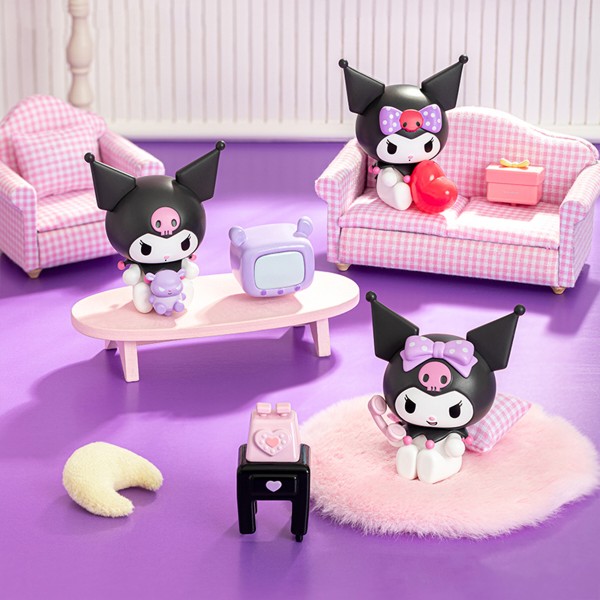 Фото - Ігрова фігурка-сюрприз Pop Top KUROMI – СВЯТКОВИЙ НАСТРІЙ світло в асортименті (25WH-001)
