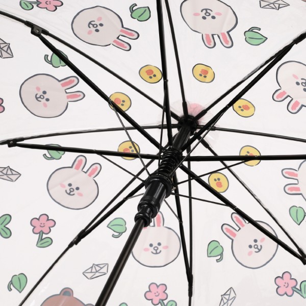 Фото - Зонт детский YES Line Friends прозрачный (708492)