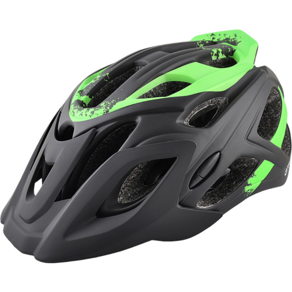 Фото - Шолом Grey's розмір L чорний-зелений матовий (GR21124)