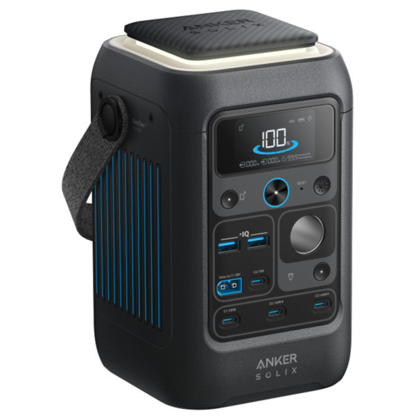 Фото - Зарядна станція універсальна Anker SOLIX C300XDC + PS60 - 288Wh/No AC/140W (B1728311)