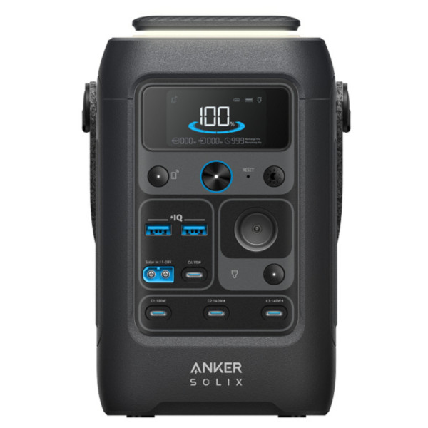 Фото - Зарядна станція універсальна Anker SOLIX C300XDC + PS60 - 288Wh/No AC/140W (B1728311)