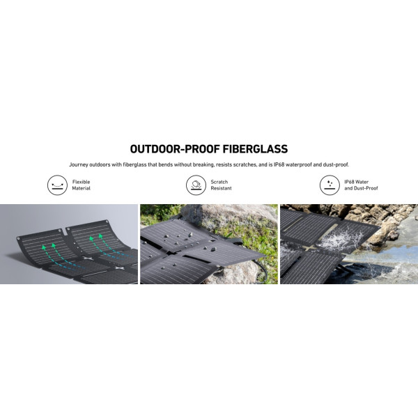 Фото - Зарядна станція універсальна Anker SOLIX C300XDC + PS60 - 288Wh/No AC/140W (B1728311)