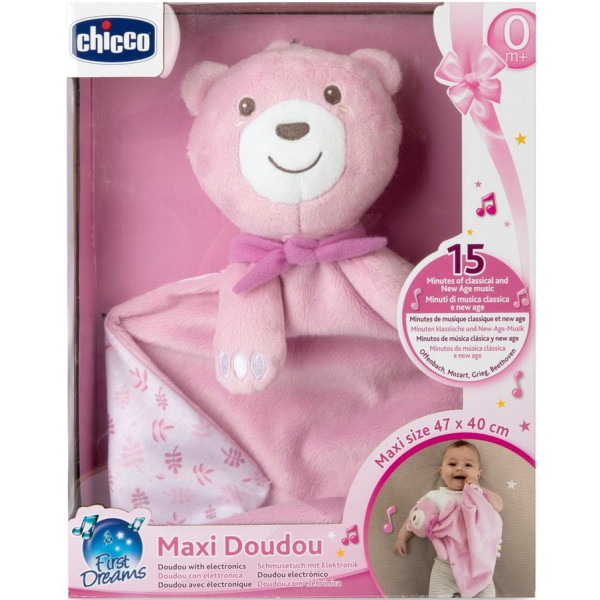 Фото - Погремушка Chicco Maxi Doudou розовый (12159.10)