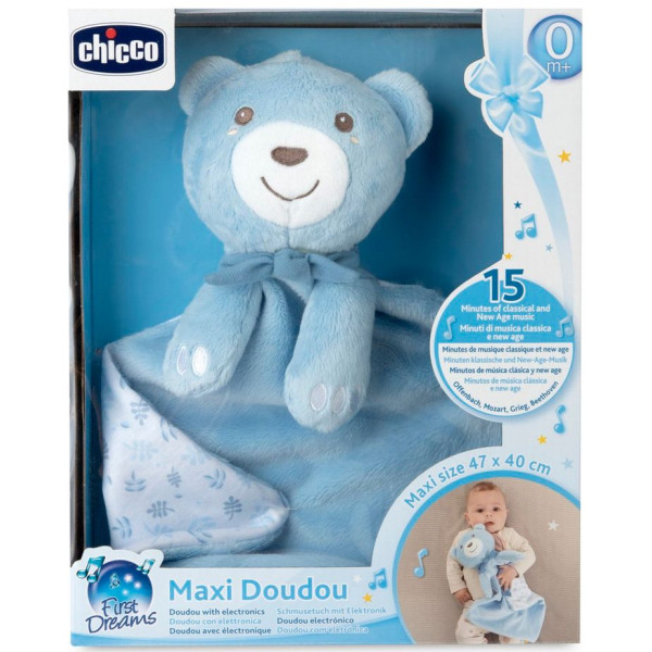 Фото - Погремушка Chicco Maxi Doudou голубой (12159.20)
