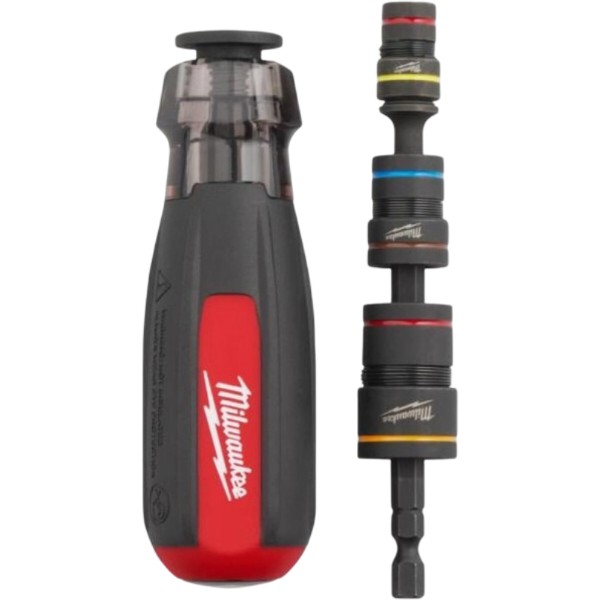 Фото - Викрутка Milwaukee магнітна з торцевими насадками 6в1 ShW Impact Multi-Nut Driver (4932498179)