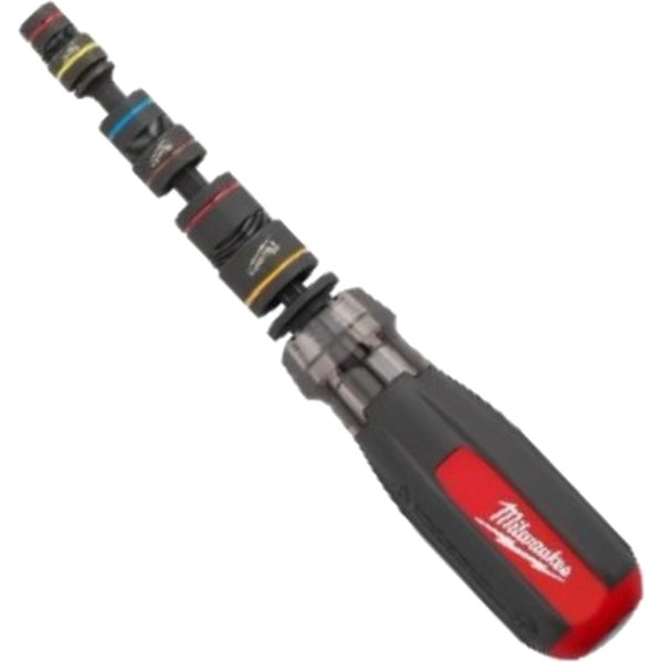 Фото - Викрутка Milwaukee магнітна з торцевими насадками 6в1 ShW Impact Multi-Nut Driver (4932498179)