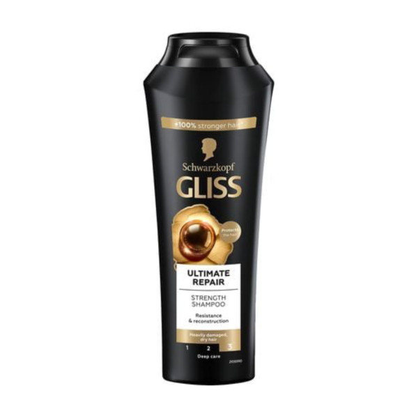 Фото - Подарунковий набір для догляду за волоссям Schwarzkopf Prof. Gliss Kur Ultimate repair. Шампунь 250 мл + Кондіционер 200 мл