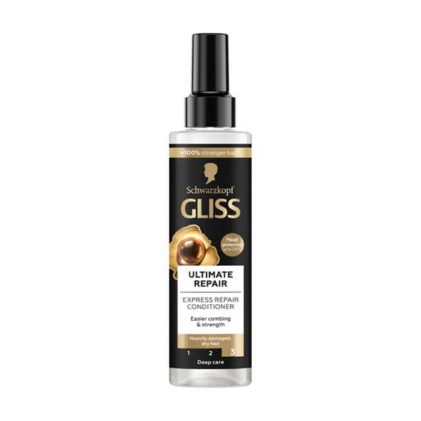 Фото - Подарунковий набір для догляду за волоссям Schwarzkopf Prof. Gliss Kur Ultimate repair. Шампунь 250 мл + Кондіционер 200 мл