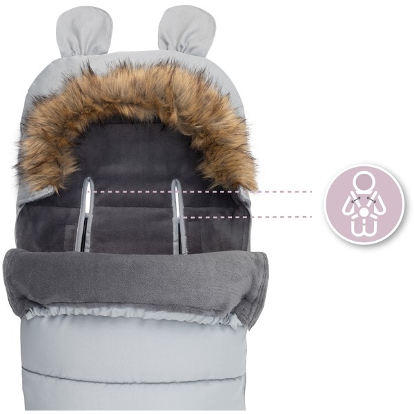 Фото - Конверт для коляски MoMi COZY Gray