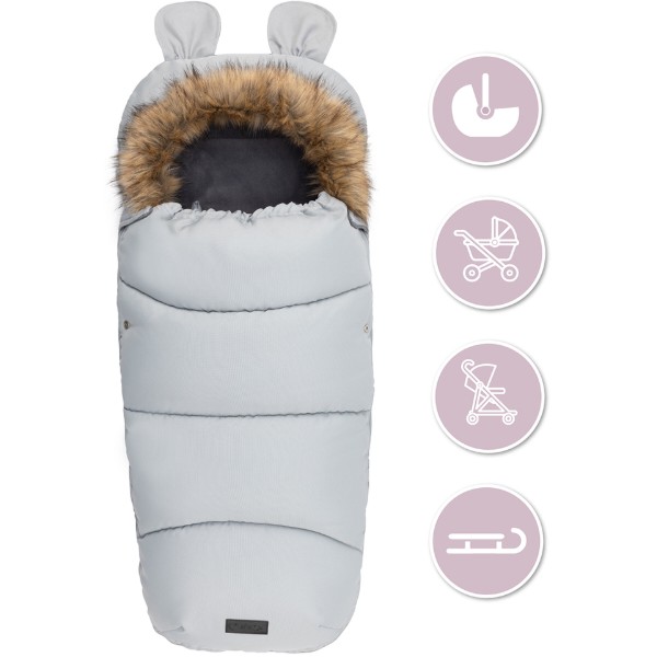 Фото - Конверт для коляски MoMi COZY Gray