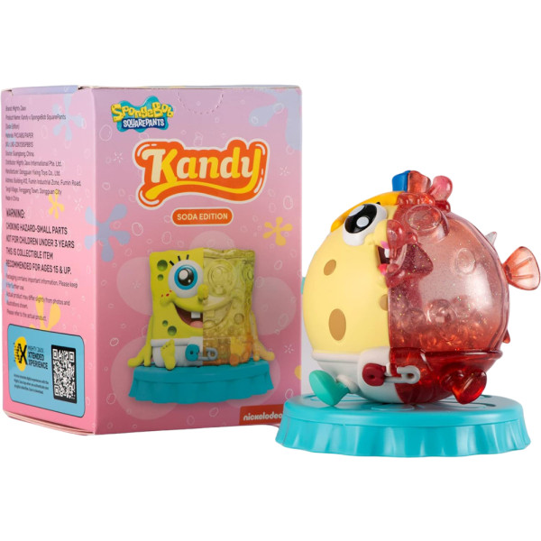 Фото - Ігрова фігурка-сюрприз MIGHTY JAXX Kandy: Soda Edition - ГУБКА БОБ (LND-22KXSBSPBB13)