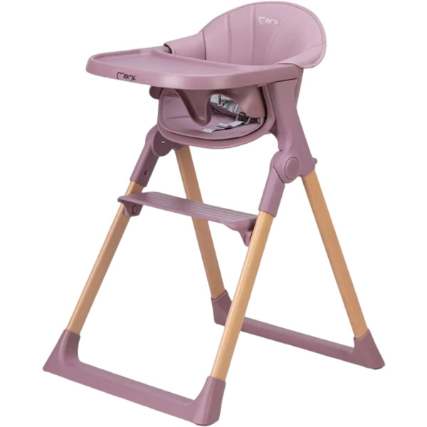 Фото - Стульчик для кормления классический MoMi KALA Pink Фото - Стульчик для кормления классический MoMi KALA Pink