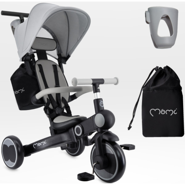 Фото - Триколісний велосипед MoMi SOLIVIA Gray