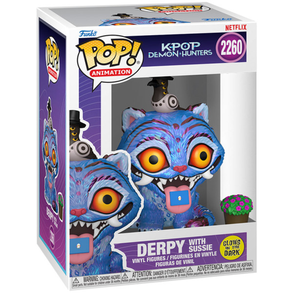 Фото - Колекційна фігурка FUNKO Кейпоп-мисливці на демонів - ДЕРПІ З ПТАХОМ І КВІТКА (94693)
