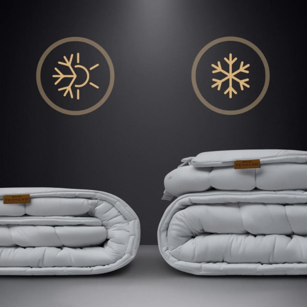 Фото - Ковдра зимова полуторна MirSon Антиалергенне Eco-Soft №1547 Ferrero White 155x215 см (2200011171876)