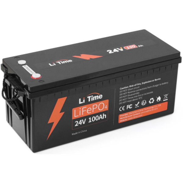 Фото - Акумулятор для ДБЖ Li-TIME LiFePO4  25.6V 100Ah 2560Wh (Li-Time LiFePO4 256V*100)