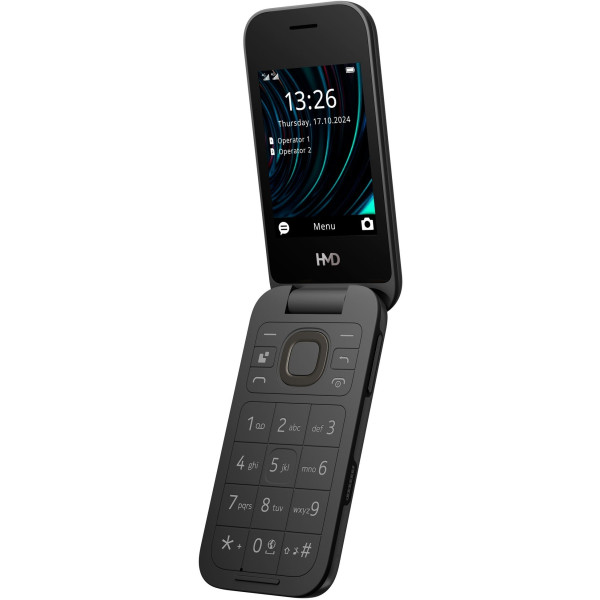 Фото - Мобільний телефон HMD 2660 4G Flip DS Black