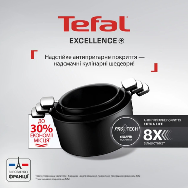 Фото - Каструля Tefal G3284443 Excellence+ 20 см