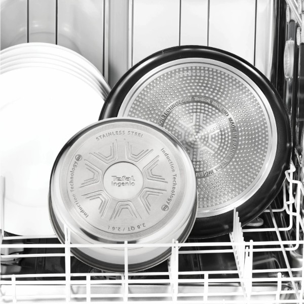 Фото - Сковорода універсальна зі знімною ручкою Tefal L7629153 Ingenio Multicook 3 пр, з кришкою