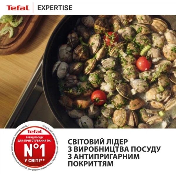 Фото - Сковорода универсальная Tefal G3218402 Expertise 24 см, с крышкой