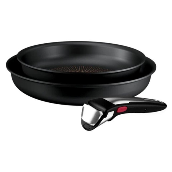 Фото - Набір сковорід зі знімною ручкою Tefal P0009653 Ingenio Exсellence+ 3 пр (22/26 см + знімна ручка)