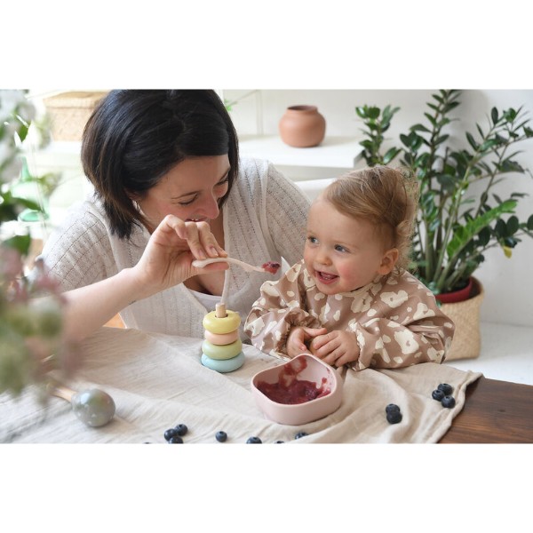 Фото - Тарілка для малюка Beaba 350 мл Pink (913612)