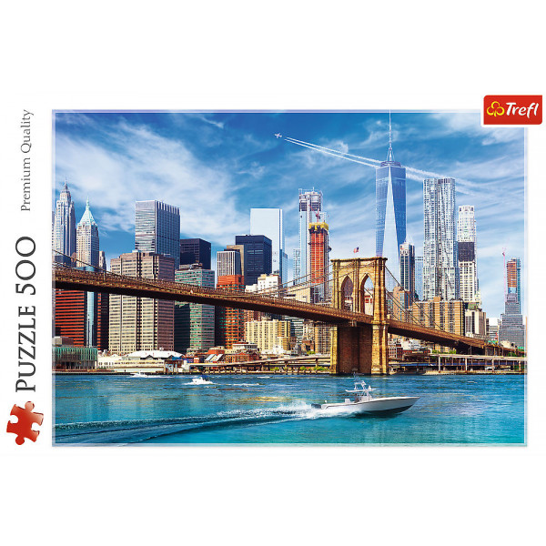 Фото - Пазли (8 +) Trefl Вид на Ню-Йорк/США 500 ел. (37331)